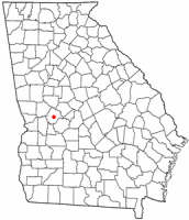 Location of Butler, Georgia