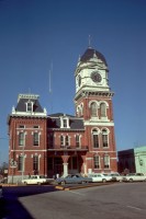 Built in 1884, the historic Newton County Courthouse located in Covington, Georgia