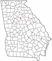 Location of Social Circle, Georgia