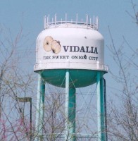 Vidalia's water tower