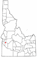 Location of Eagle, Idaho