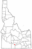 Location of Kimberly, Idaho