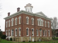 Johnson County Courthouse, downtown