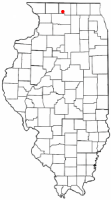 Location in the state of Illinois