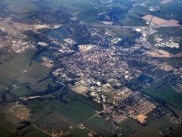 Aerial photo of Shelbyville.