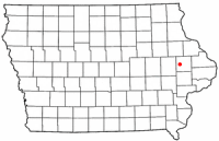 Location of Anamosa, Iowa