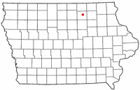 Location of Charles City, Iowa