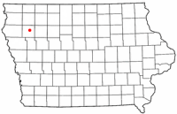 Location of Cherokee, Iowa