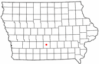 Location of Indianola, Iowa