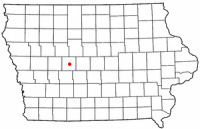 Location of Jefferson, Iowa