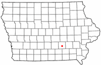 Location of Oskaloosa, Iowa