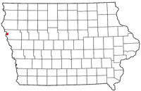 Location of Sergeant Bluff, Iowa
