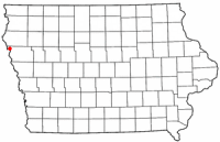 Location in Iowa