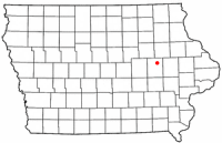 Location of Vinton, Iowa
