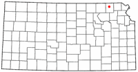 Location of Seneca, Kansas
