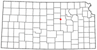 Location of Solomon, Kansas