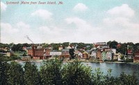 Richmond from Swan Island in 1908
