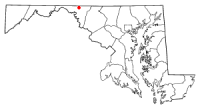 Location of Maugansville, Maryland