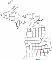 Location of Bryon, Michigan