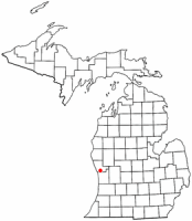 Location of Fruitport, Michigan