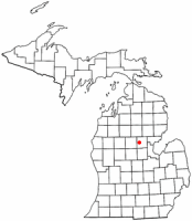 Location of Gladwin, Michigan