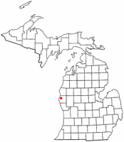 Location of Hart, Michigan
