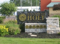 Holt, Michigan sign along Cedar Street