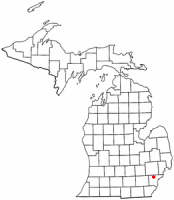 Location of Livonia within Michigan