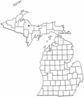 Location of Negaunee, Michigan