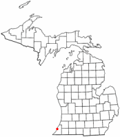 Location of Stevensville, Michigan