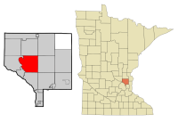 within Anoka County, Minnesota
