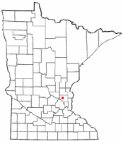 Location of Andover, Minnesota