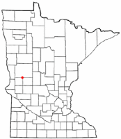 Location of Ashby, Minnesota