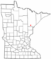 Location of Brookston, Minnesota