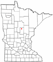 Location of Crosslake, Minnesota