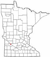 Location of Granite Falls, Minnesota