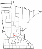 Location of Litchfield, Minnesota