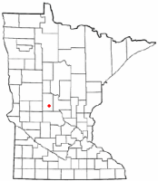 Location of Long Prairie, Minnesota