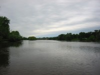 The Mississippi River as it passes through Monticello.