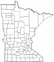 Location of New Hope, Minnesota