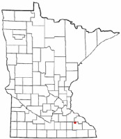 Location of Oronoco, Minnesota