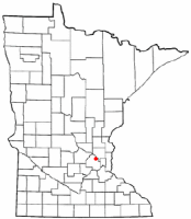 Location of Osseo, Minnesota