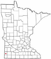 Location of Pipestone, Minnesota