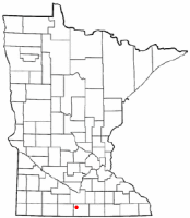 Location of Winnebago, Minnesota