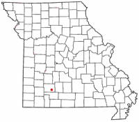 Location of Springfield, Missouri