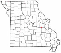 Location of Sullivan, Missouri