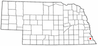 Location of Auburn, Nebraska