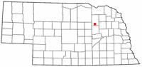 Location of Elgin, Nebraska