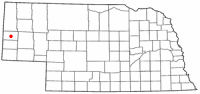 Location of Gering, Nebraska