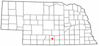 Location of Holdrege, Nebraska